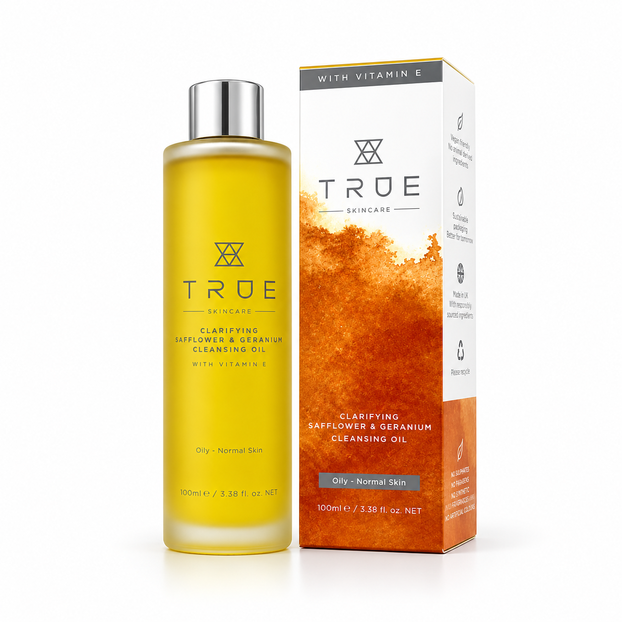 Clarifying Safflower & Geranium Cleansing Oil, 100ml