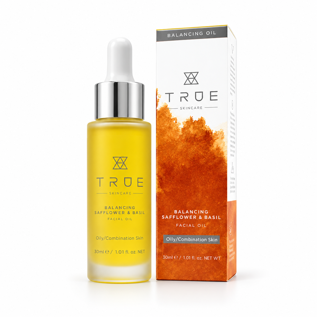 Balancing Safflower & Basil Facial Oil, 30ml