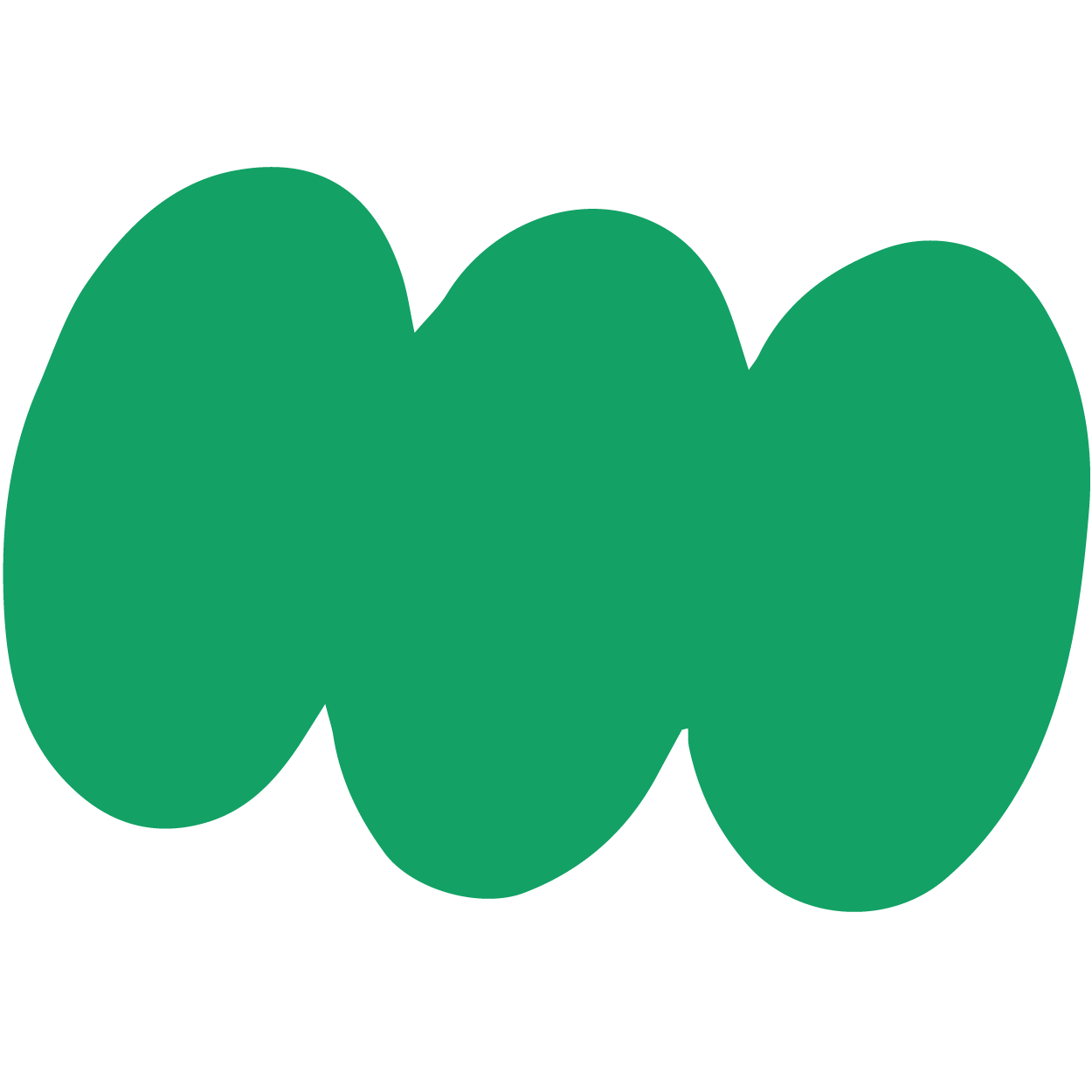 Green cloud icon