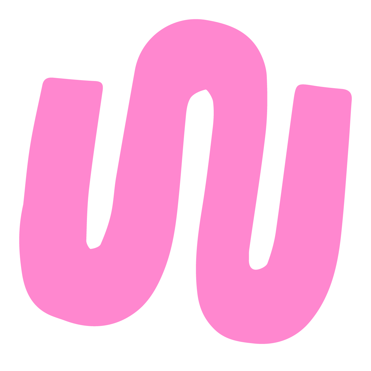 Pink squiggly line icon