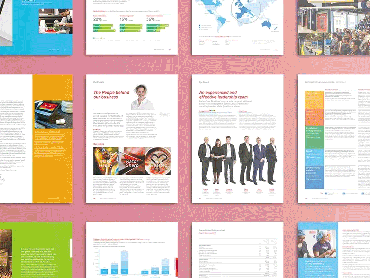 Simple slide show of creative work