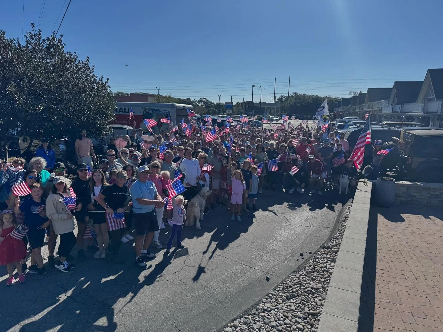 What a great turnout!  Freedom is essential!