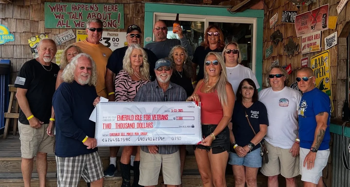 An amazing sponsor giving back from the Emerald Isle Poker Run! We truly appreciate your support for our local veterans! Thank you🇺🇸