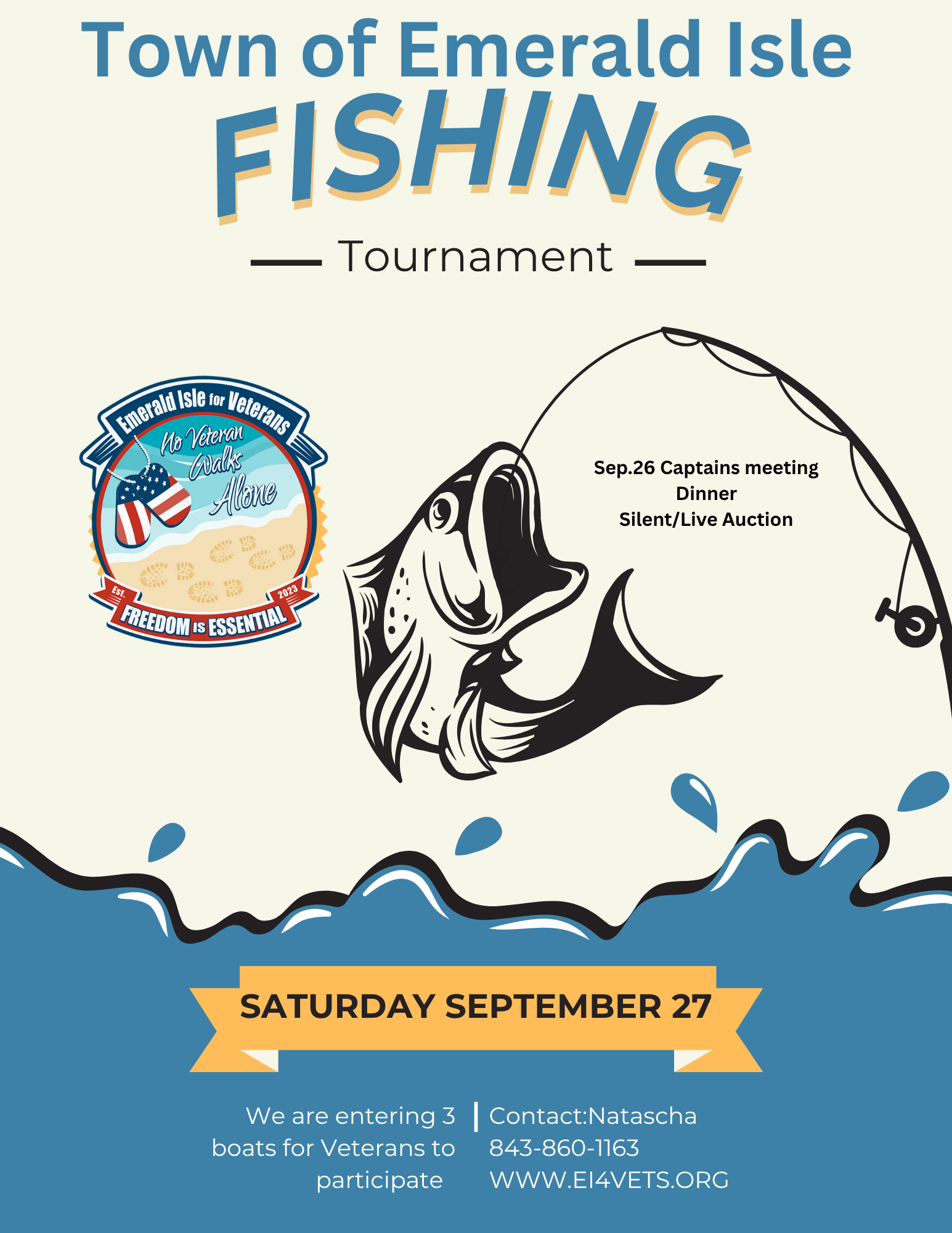 Town of Emerald Isle Fishing Tounament - Saturday, September 27
