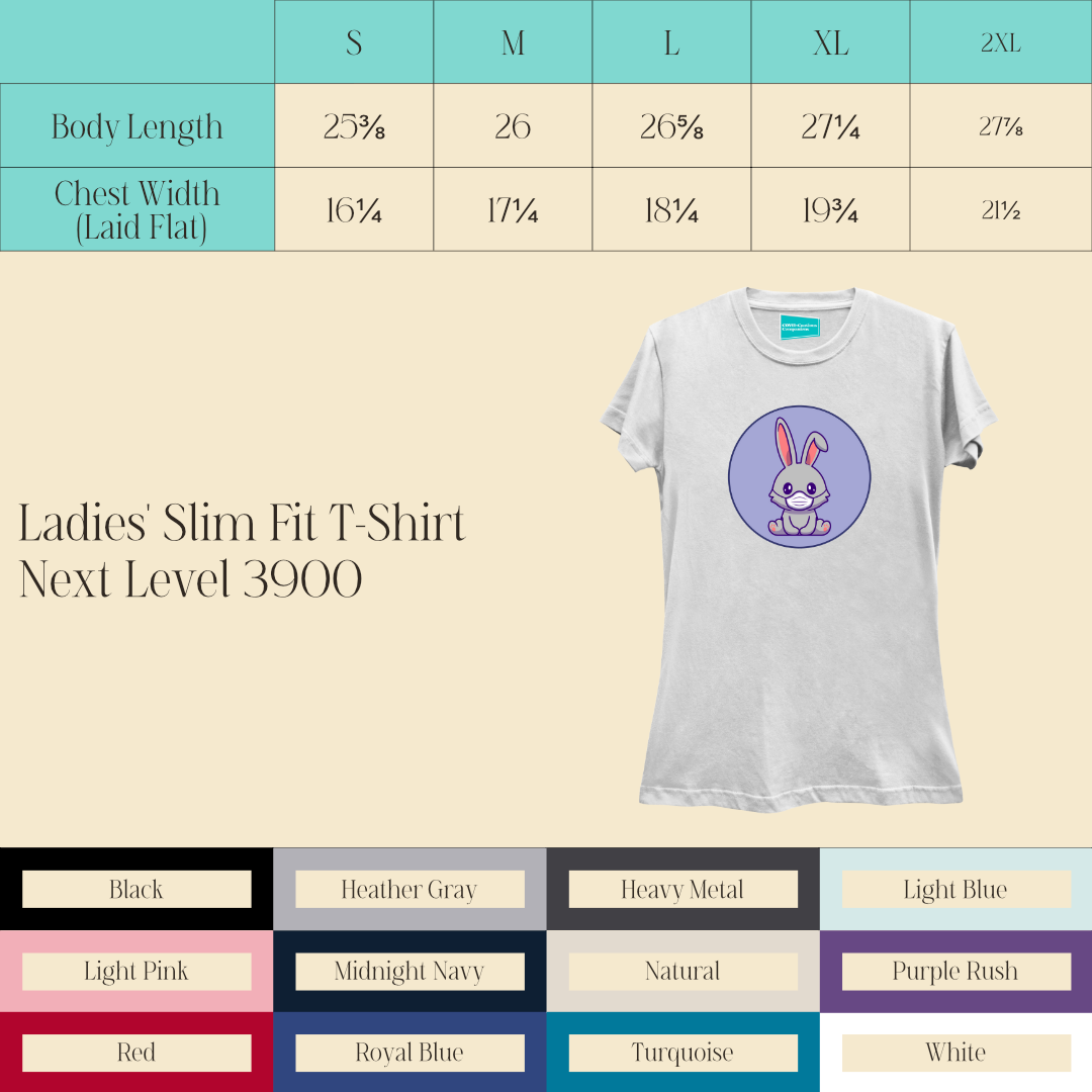 Color and Size Chart Ladies Slim Fit T-Shirt NL3900.png