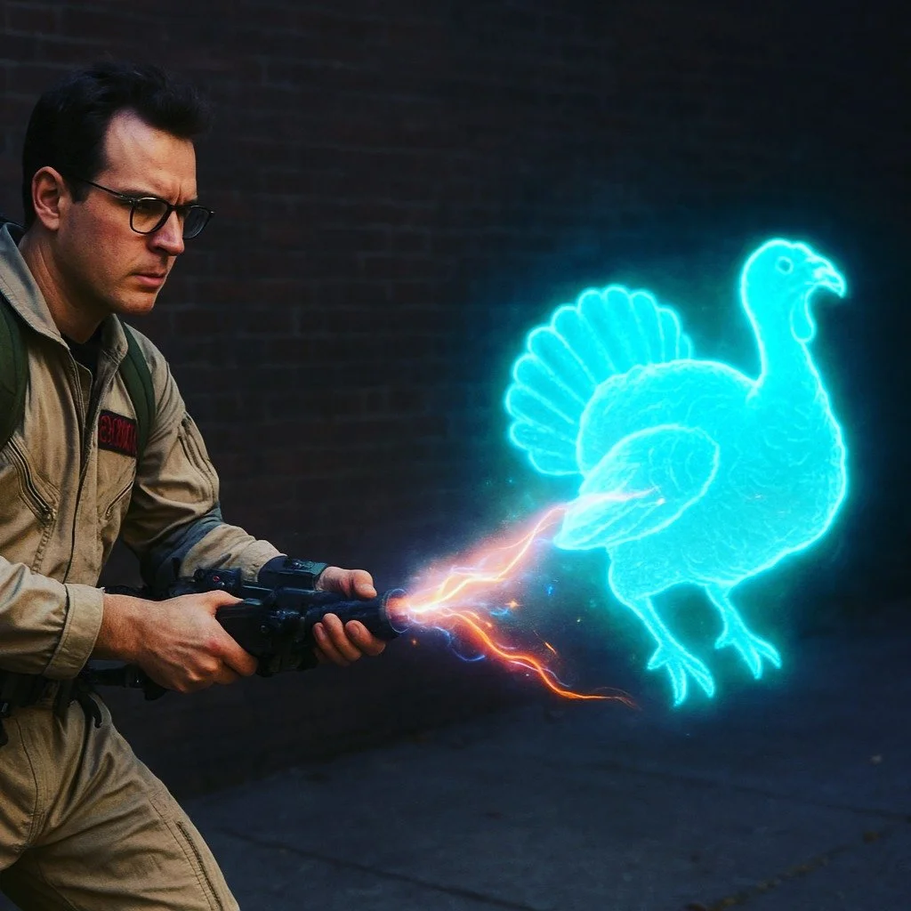 We ain't afraid of no ChatGPT ghost turkey! 🚫🦃