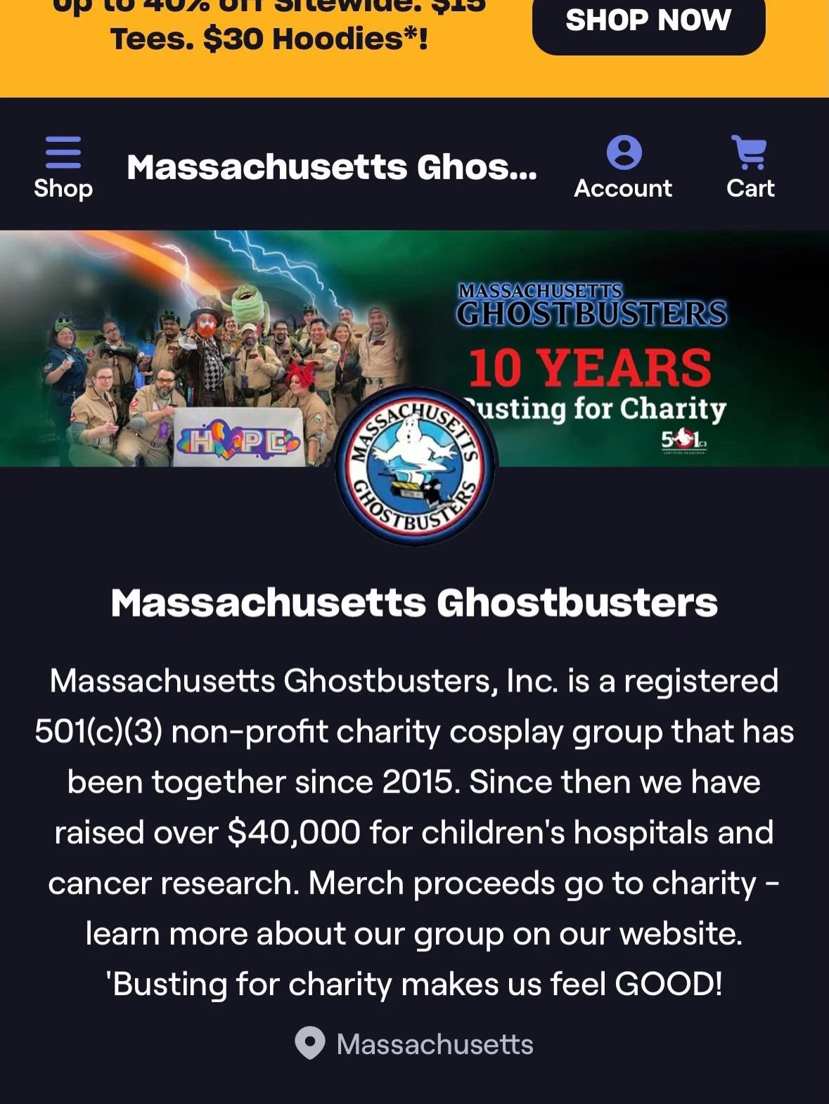 It&rsquo;s #BlackFriday weekend on TeePublic - get your MAGB gear while it&rsquo;s on sale!

https://tee.pub/lic/99bgHsBwyFI #charity #ghostbusters