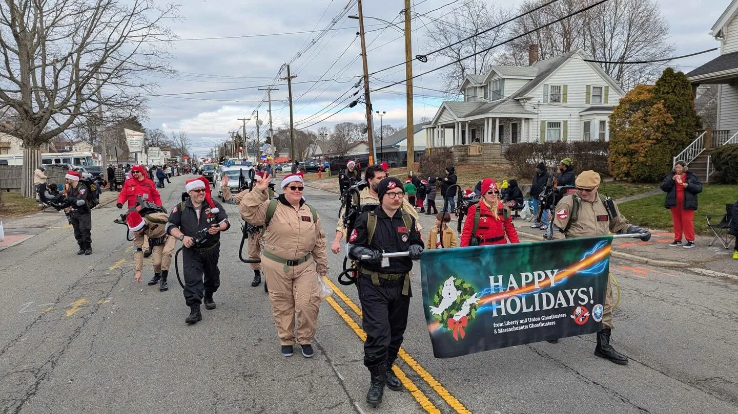 Great time as always marching in the Taunton Christmas parade!