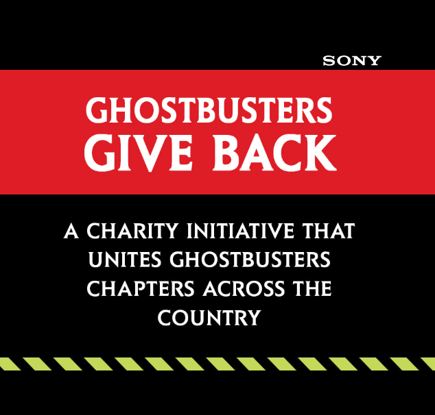 Official SONY Ghostbusters Give Back team!