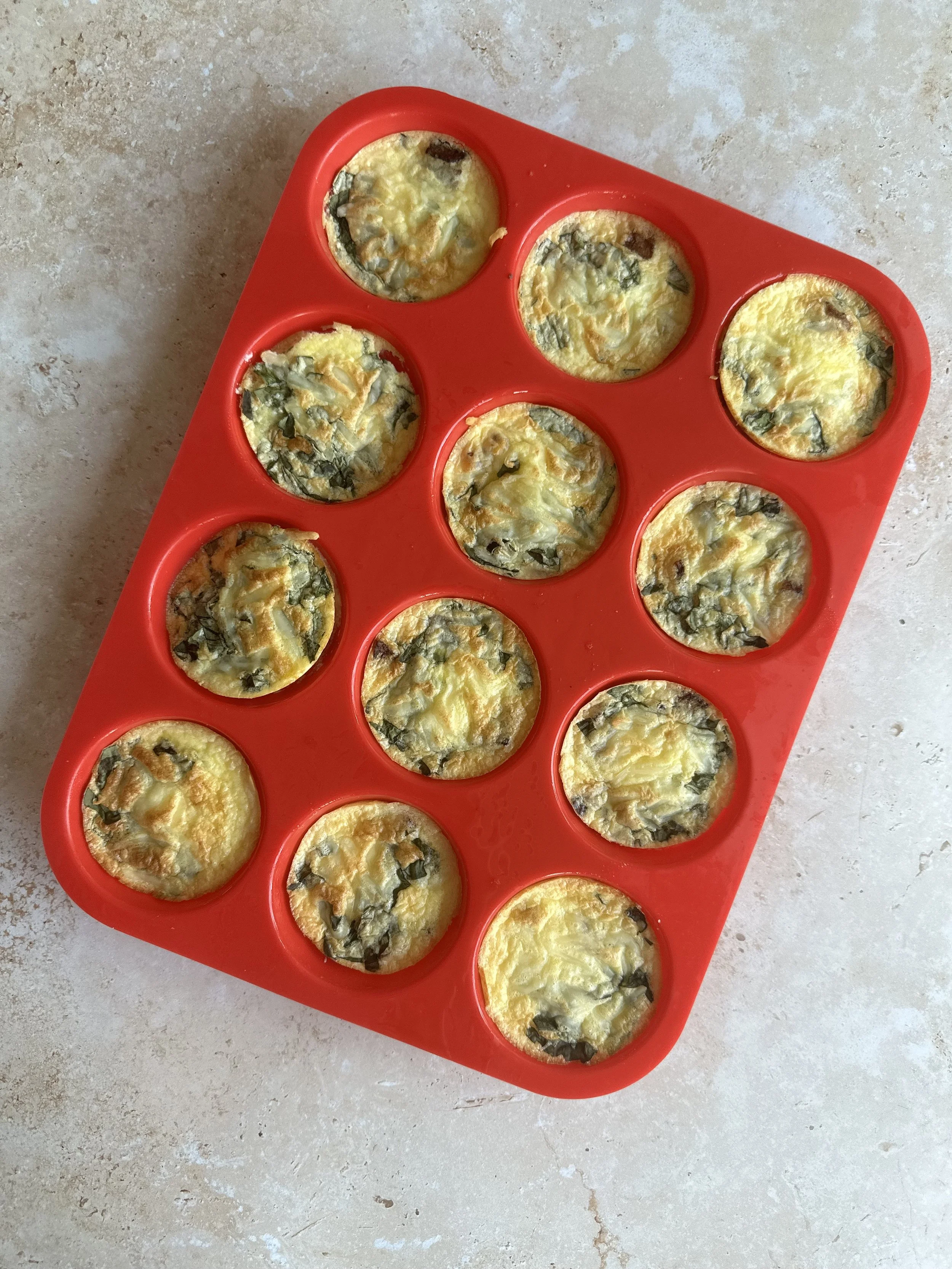 High-Protein Potato Basil Egg Bites