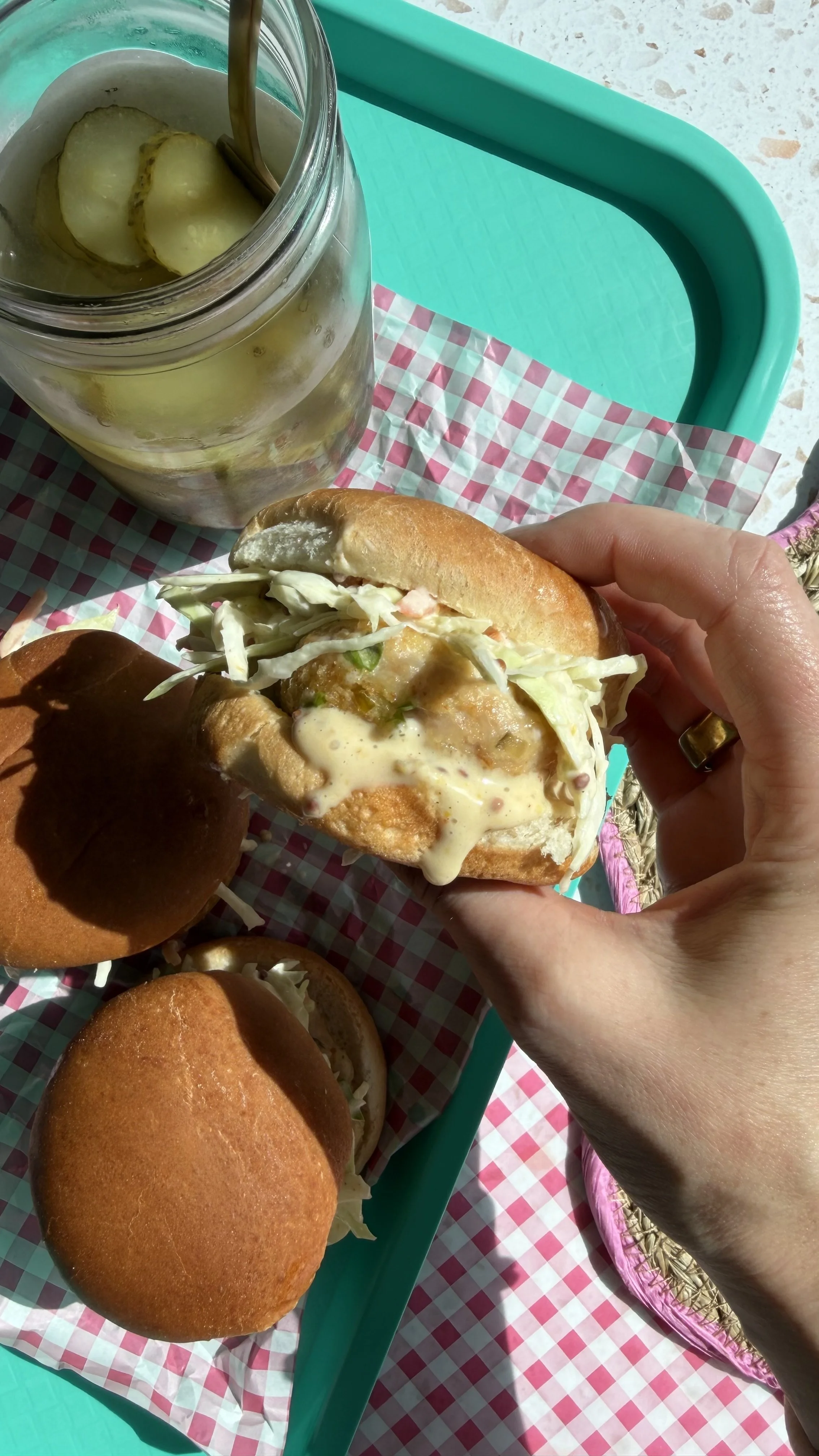 Honey Dijon Chicken Sliders