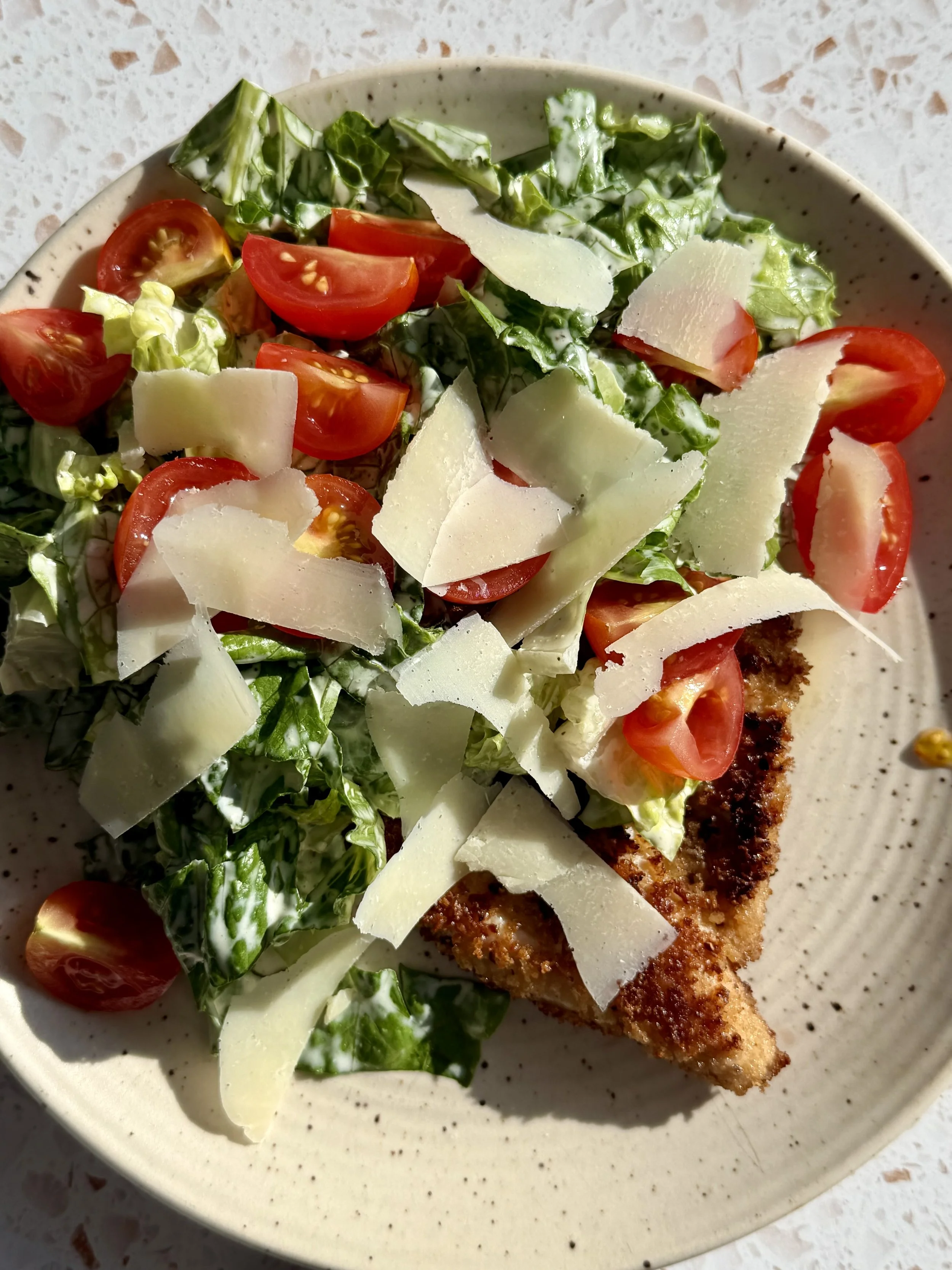 Chicken Caesar Milanese