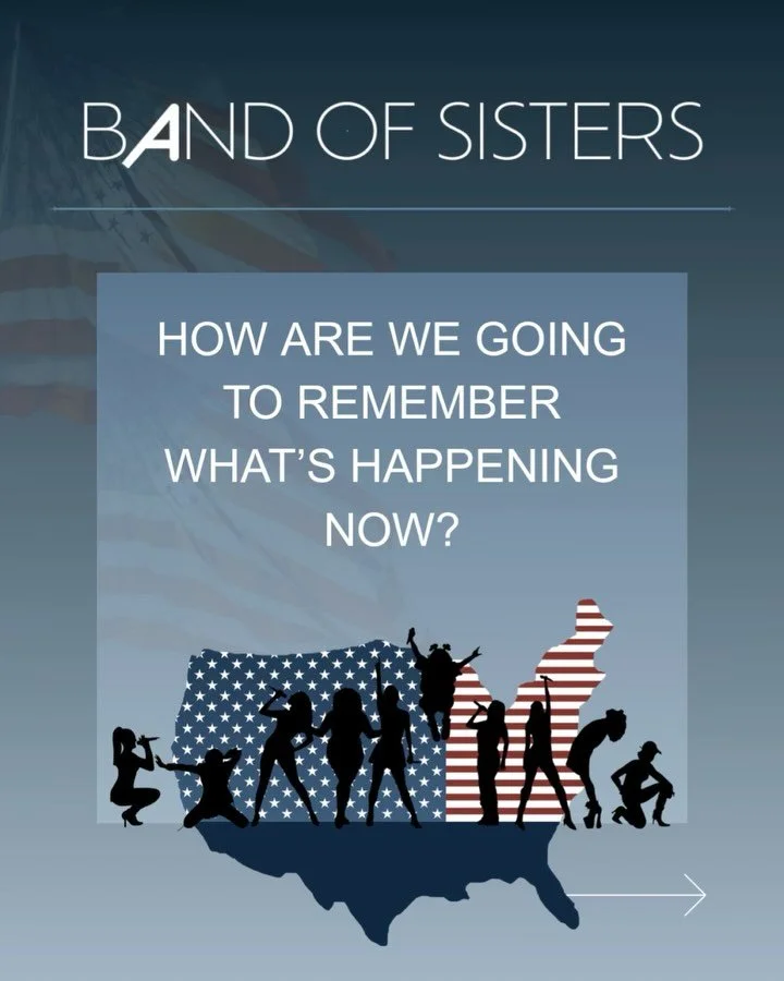 How are we going to remember what&rsquo;s happening now? #womenrights #prochoice #reproductivejustice #reproductiverights #womenempowerment #womeninspiringwomen #womenfreedom #bandofsisters2025