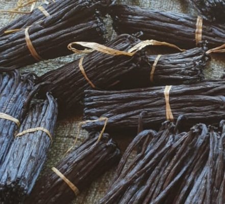 Bourbon Variety, Vanilla Pods, Premium Quality, Grade A-19/20 cm.-250gr.