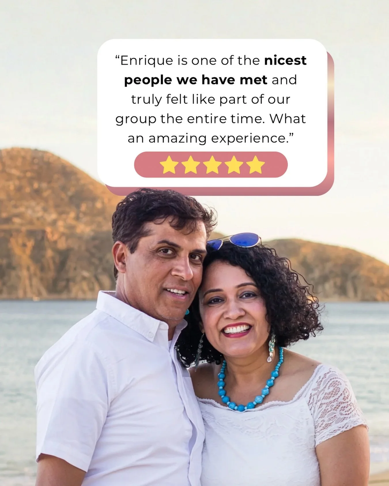 Agree. Enrique is one of the nicest people we&rsquo;ve ever met, too 🤗 Thank you so much for your 5-star Google review, Sanjay!
