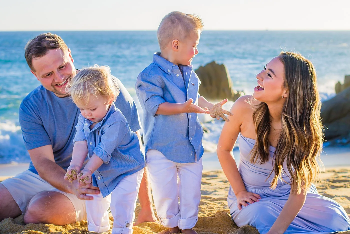 lifestyle session on the beach in cabo san lucas