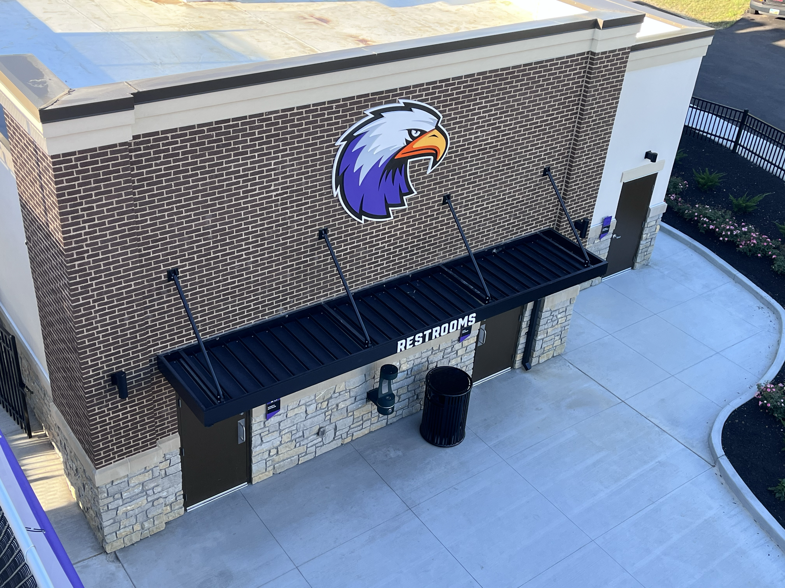 Hanger Rod Canopy Aerial View