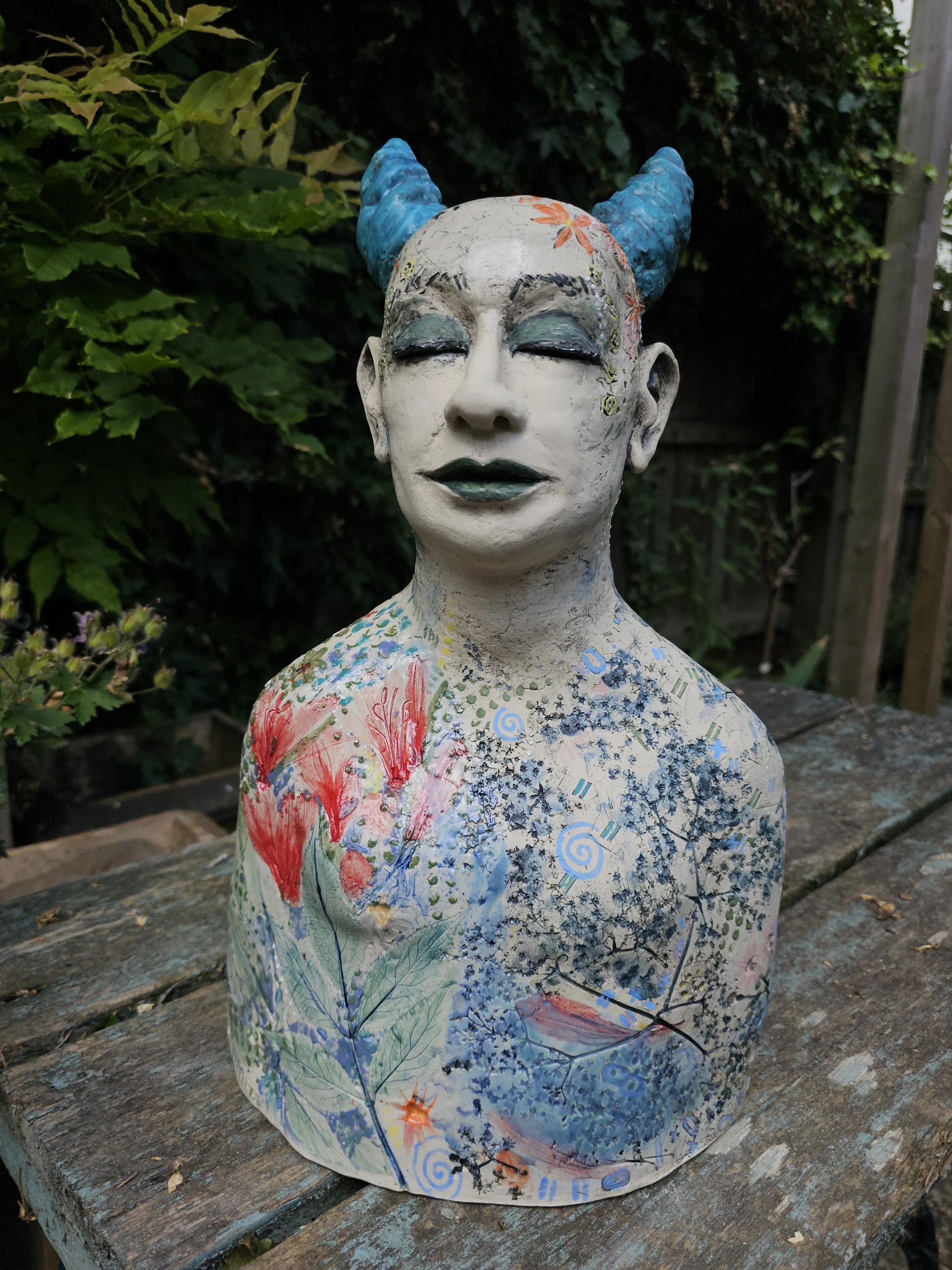 Finding My Breath: Pasithea. Stoneware sculpture 42cms high
£600 plus P&P UK only
