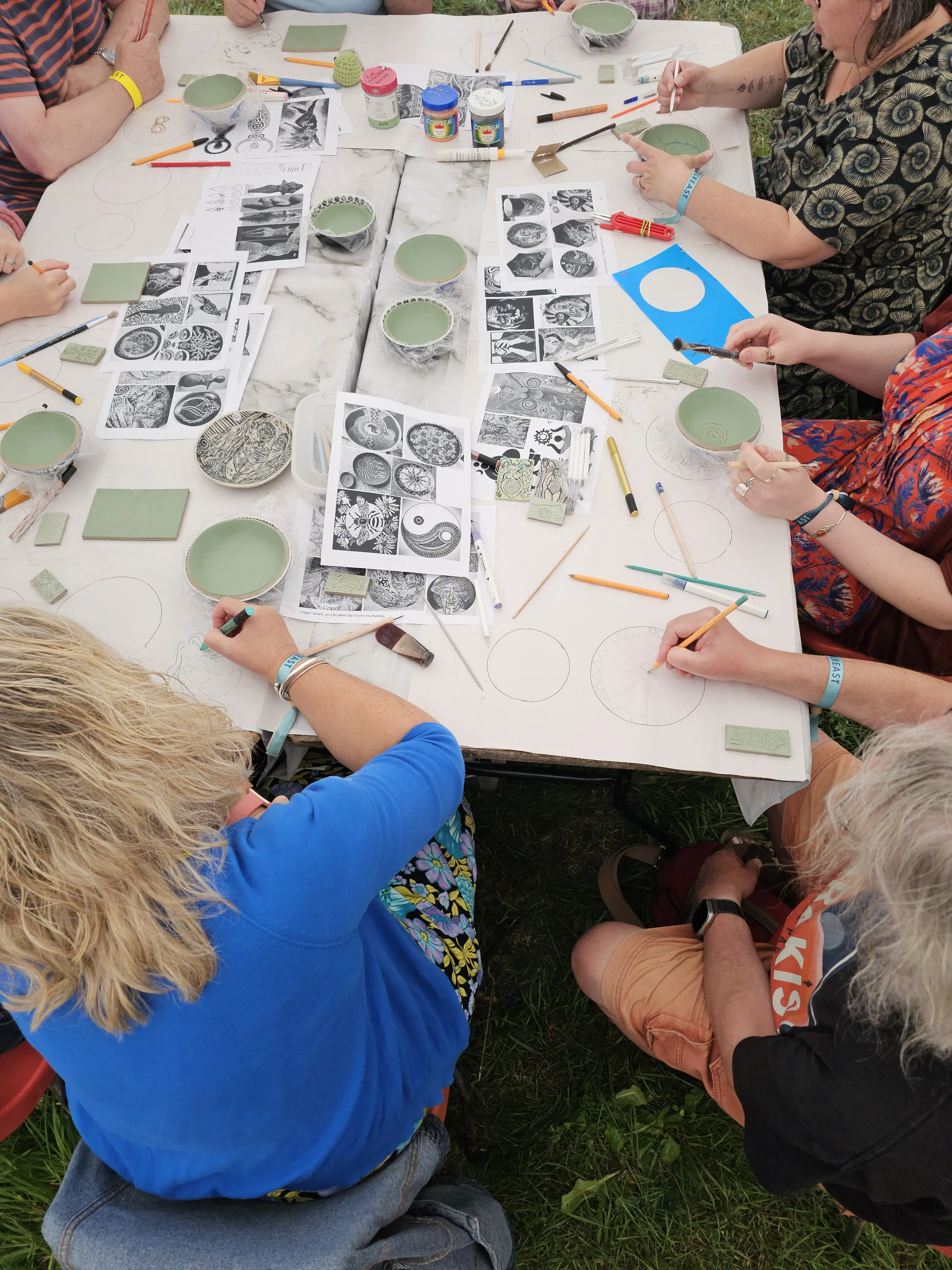 sgraffito bowls workshop