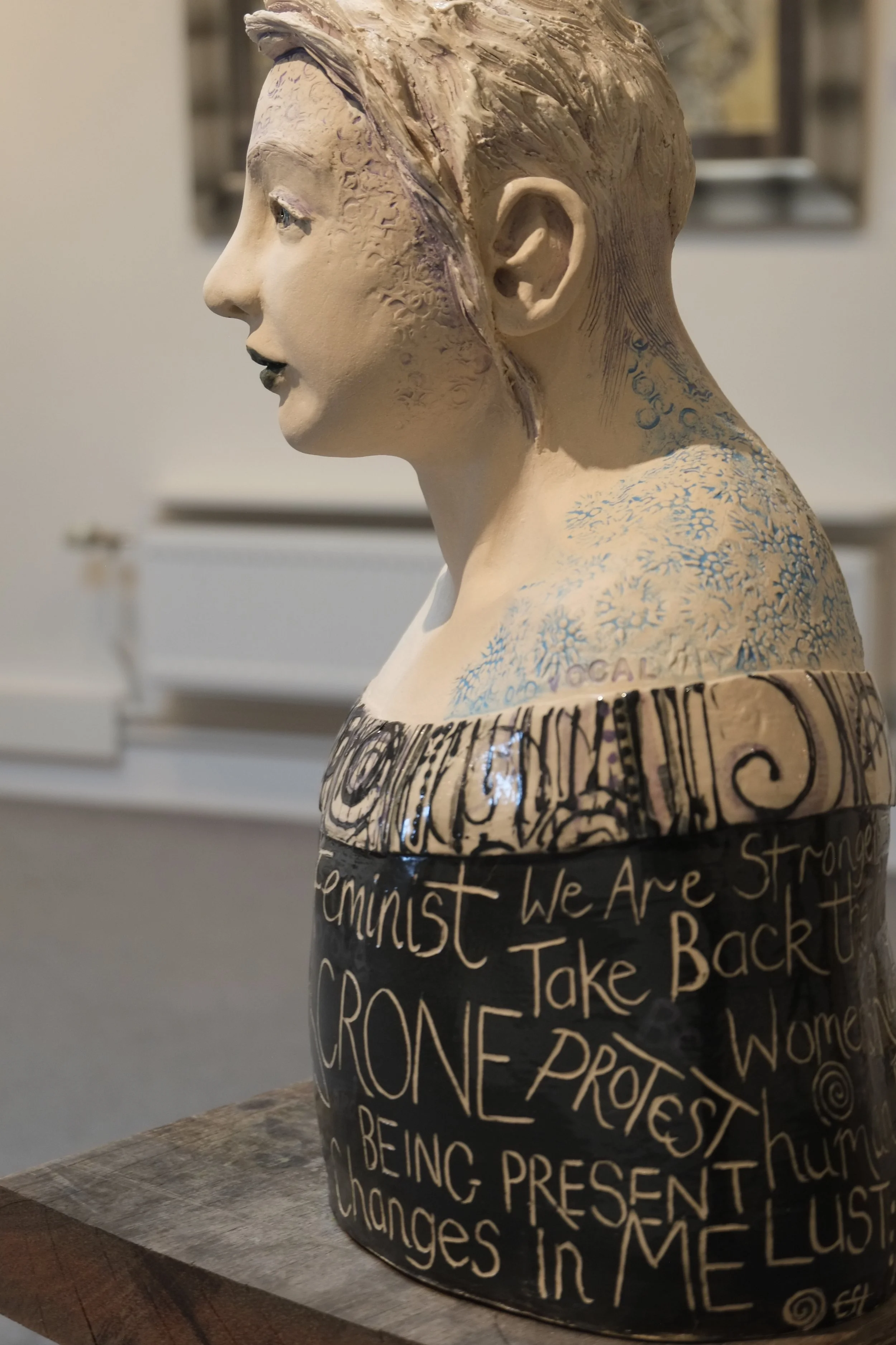 Medium: ceramic sculpture & statement plinth 