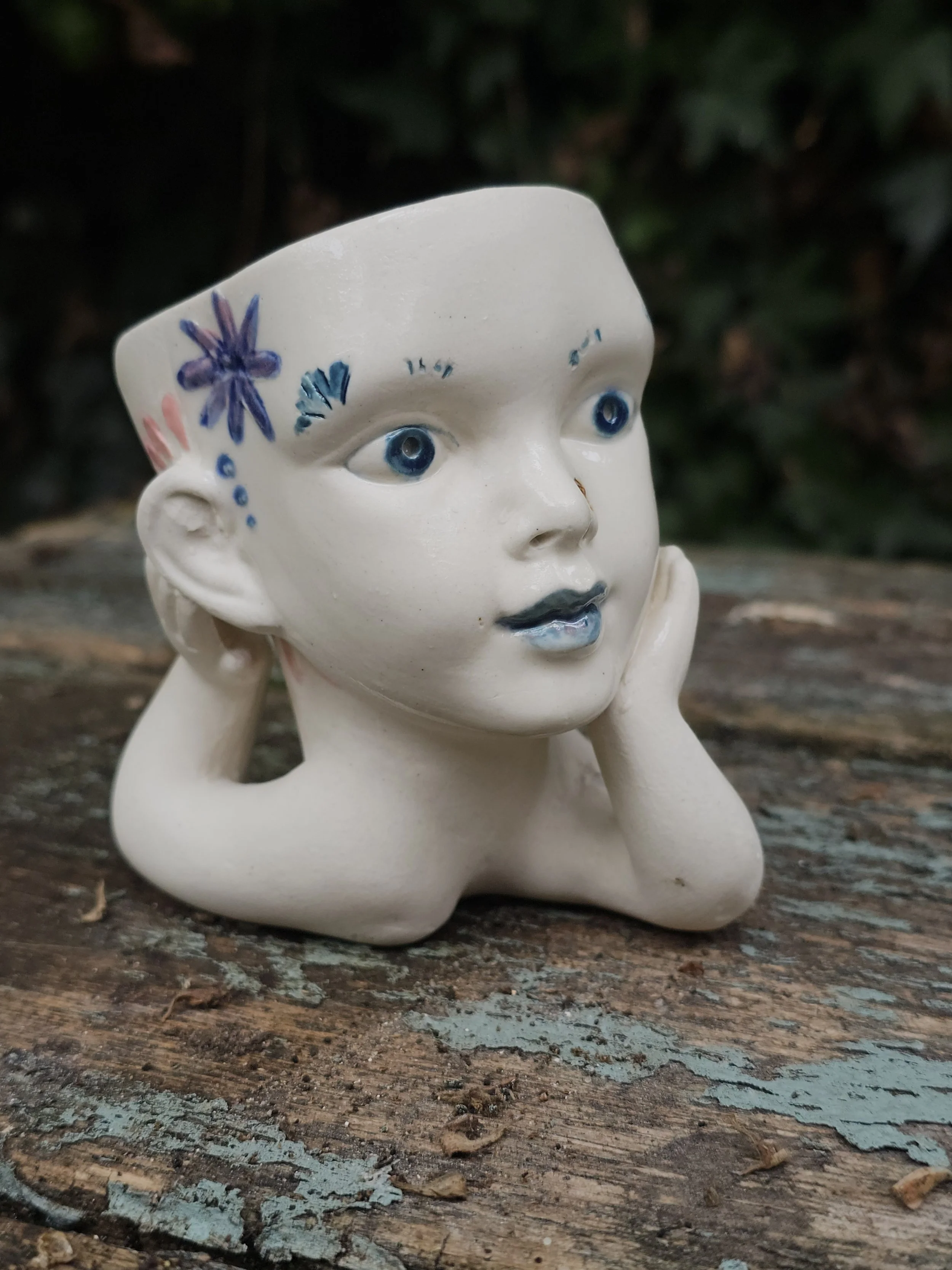 Ruben:£45 drinking vessel sculpture/planter