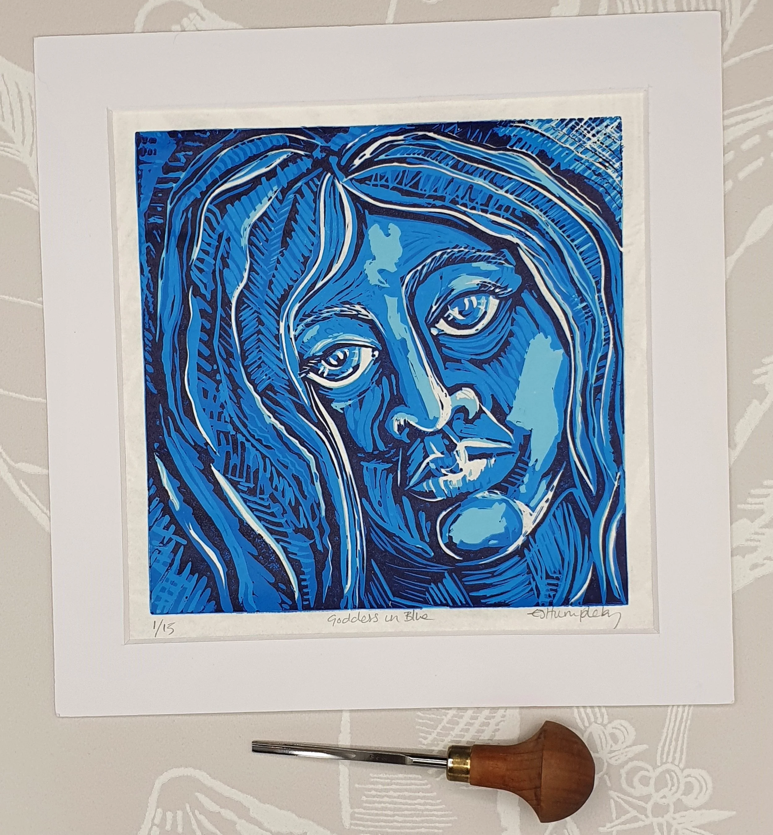 GODDESS IN BLUE 4 colour lino print.jpg