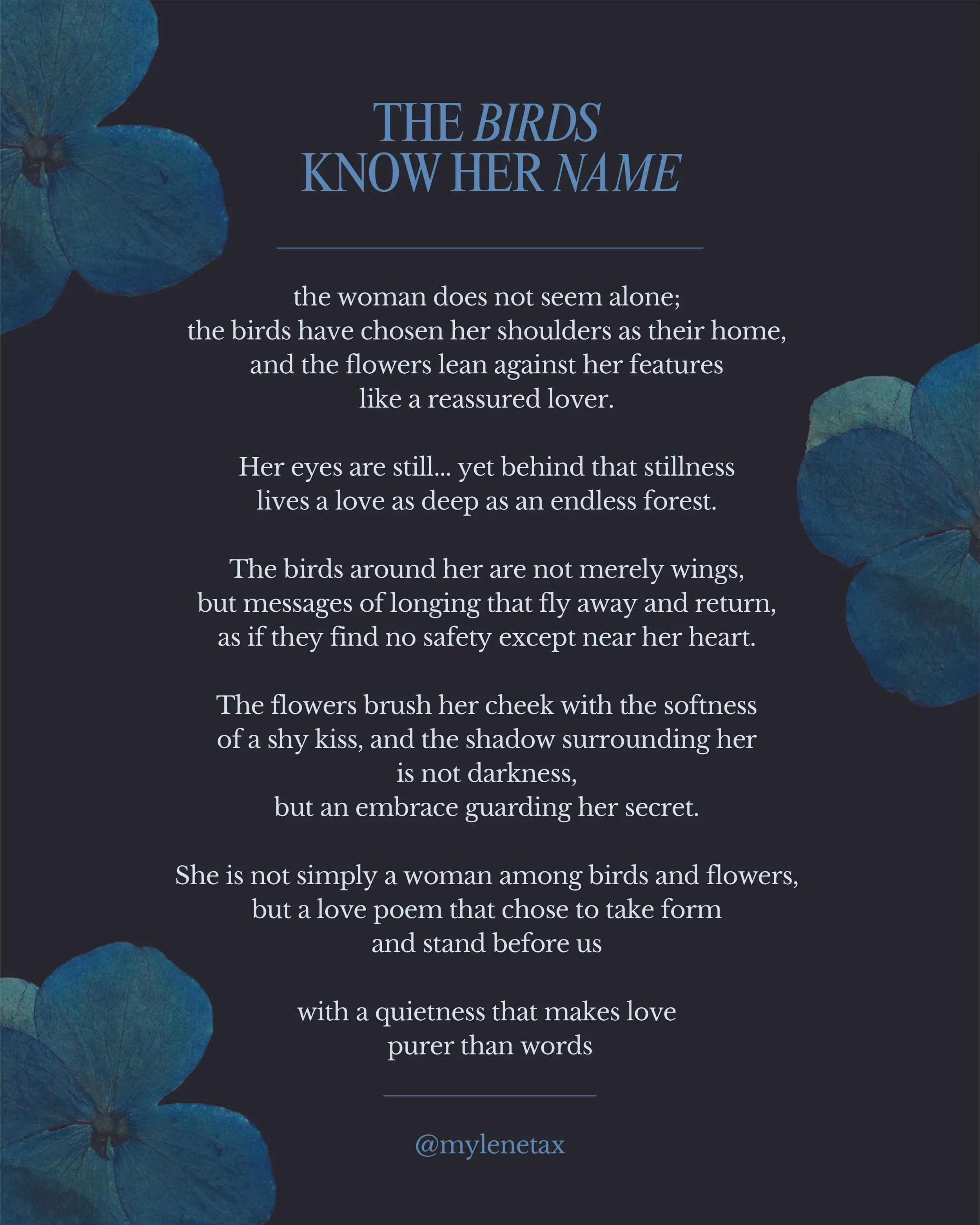 The Birds Know Her Name.JPG