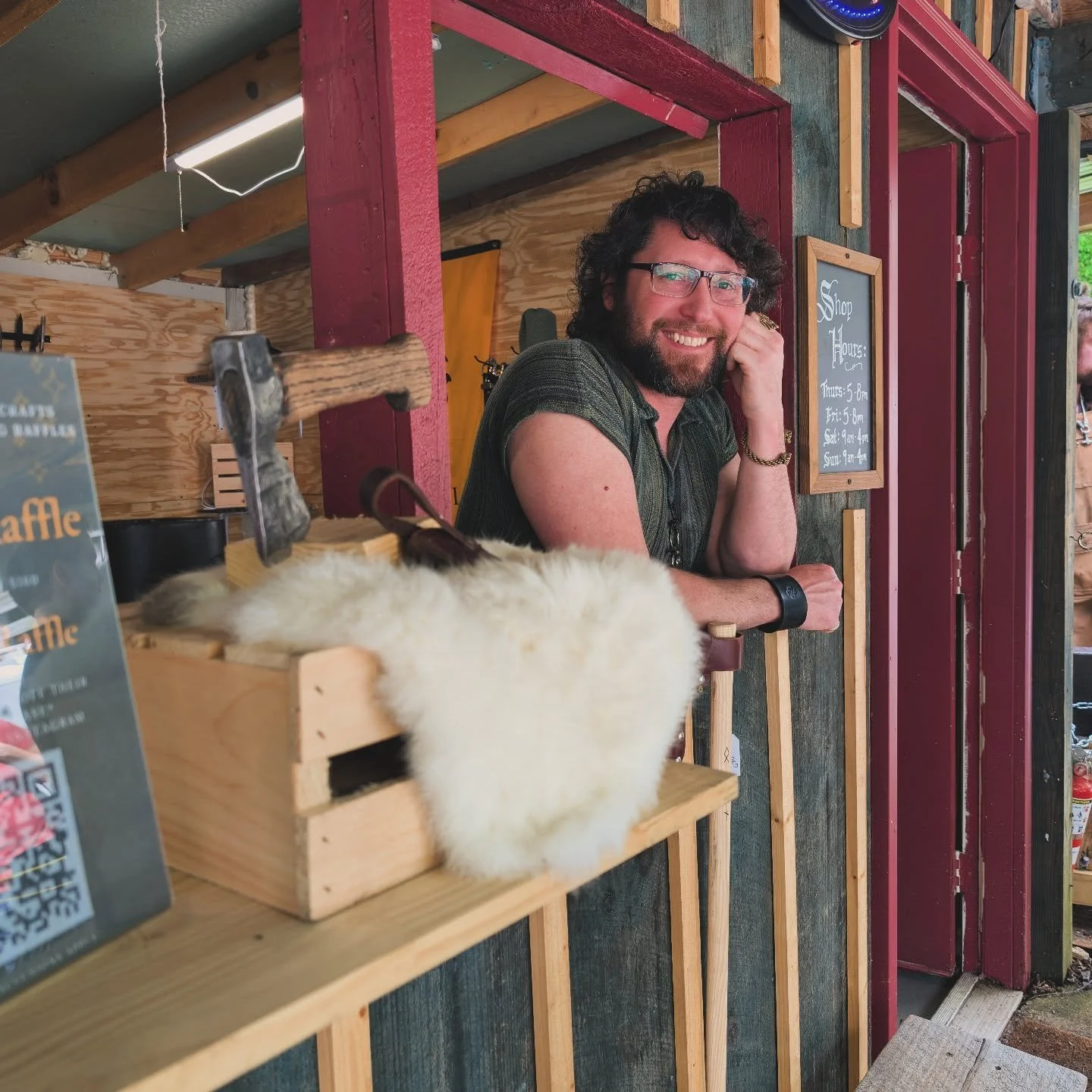 Huzzah! It's Jordan's name day! ✨ Jordan Stone: first of his name, crafter of leather, bringer of laughter, father of puns, and slayer of bad vibes. We are most honored to celebrate you today! You make our lives brighter and sillier. I would follow y