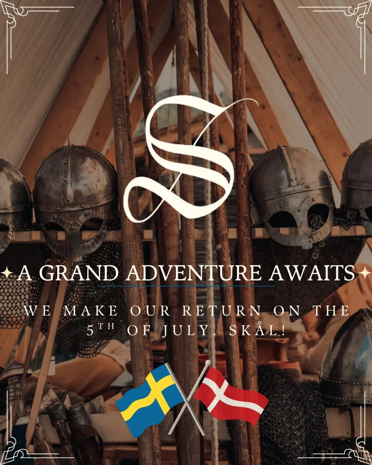 The Stones are embarking on an adventure long awaited. Watch our stories as we explore Scandinavia, cruise on longships, and toast with the finest mead! 

This is a trip we couldn't do without one of our closest friends, @mrwhite1066, and making this