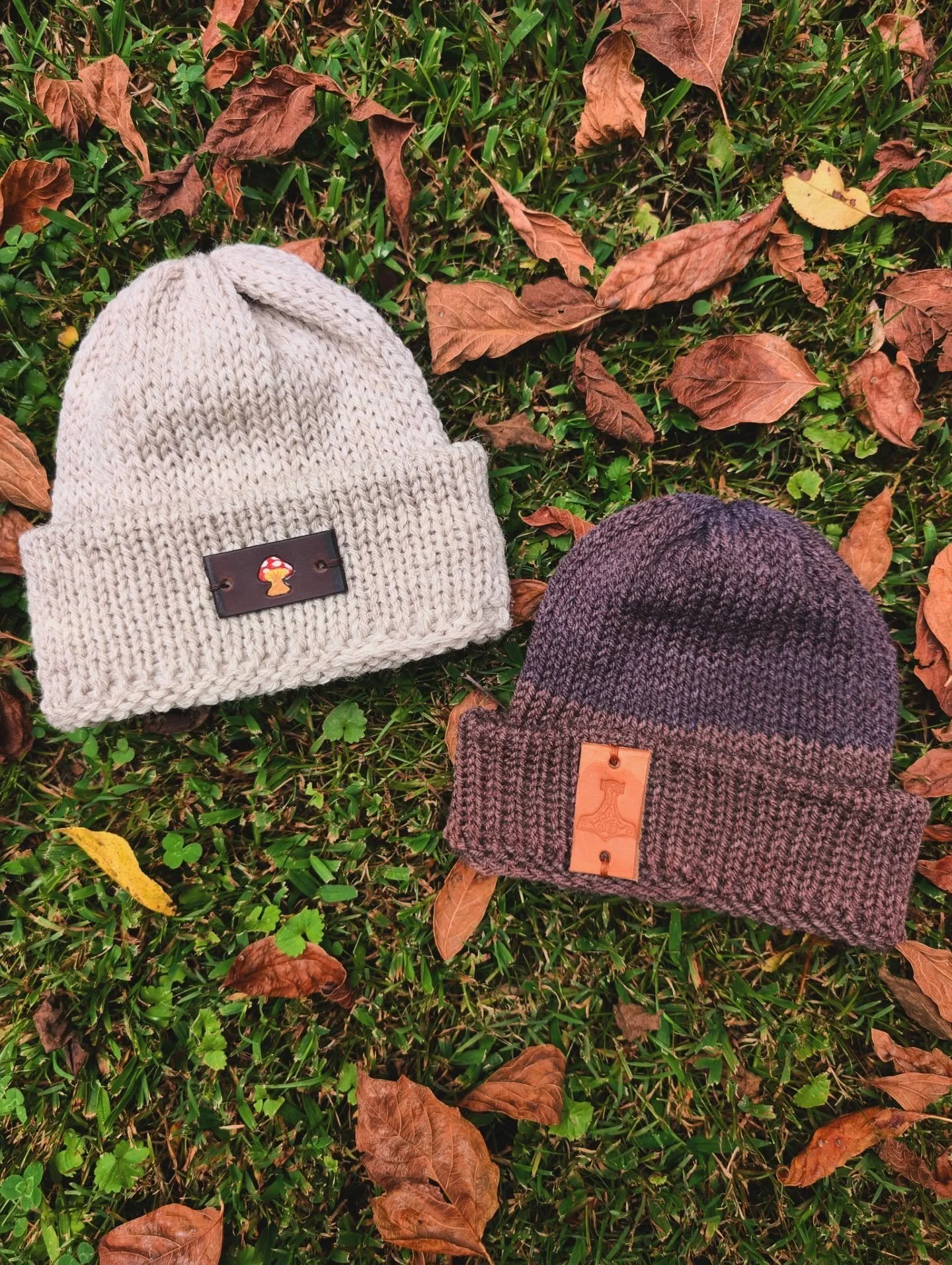 🍂 the fall drop is here! 🍂

We're beyond excited about this cozy collab with @briarpatchfibreco. These beanies were crafted with stamped and hand painted leather patches. We'll have plenty of other fall colors coming your way. $30 online and $25 in