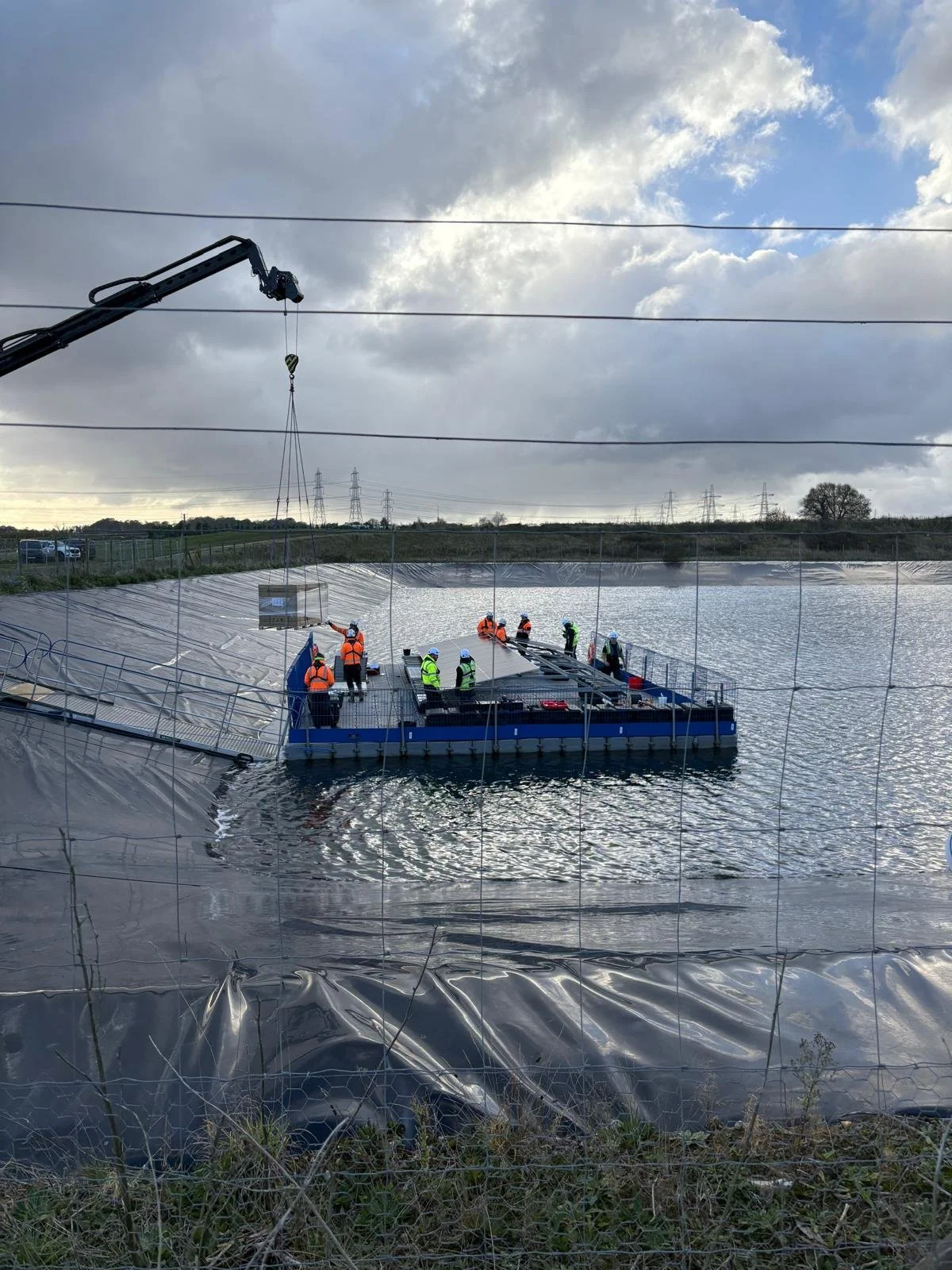 Leading the way with one of the UK's largest floating solar projects