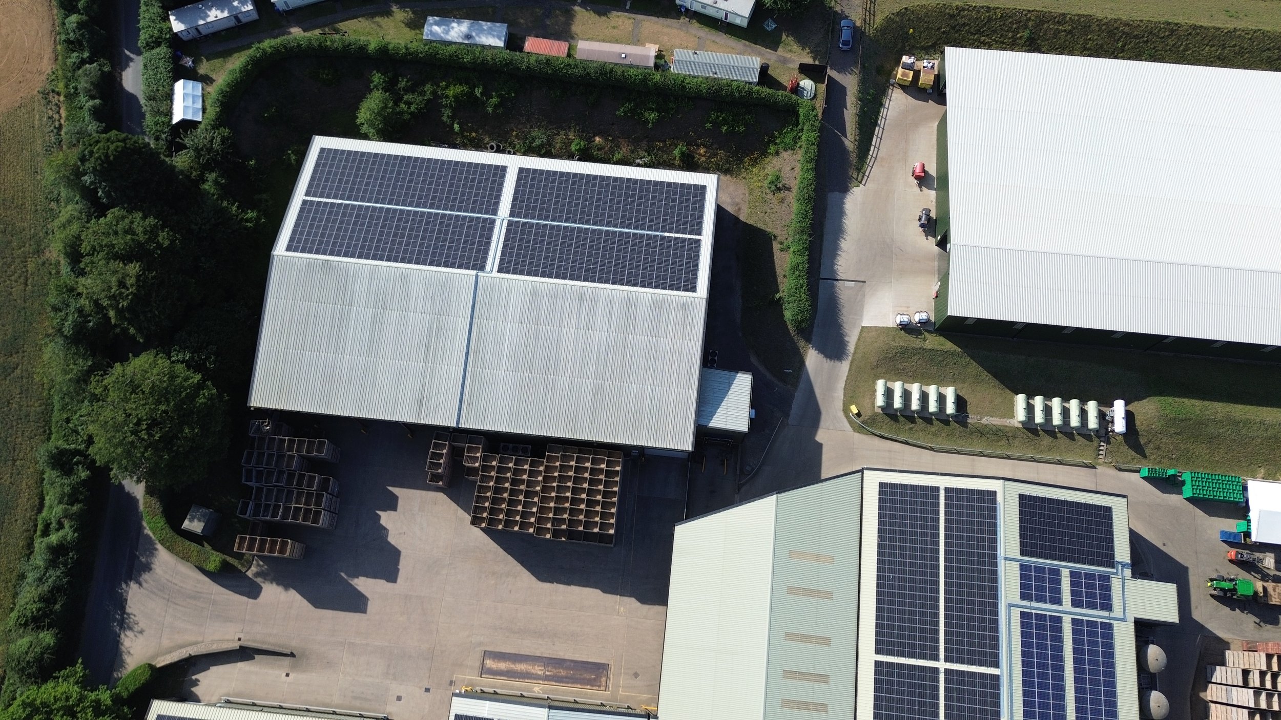 Rooftop solar at East Green Energy