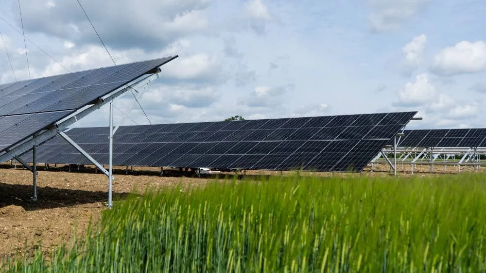  Ground mounted Solar Panels at Earlsway Farm 