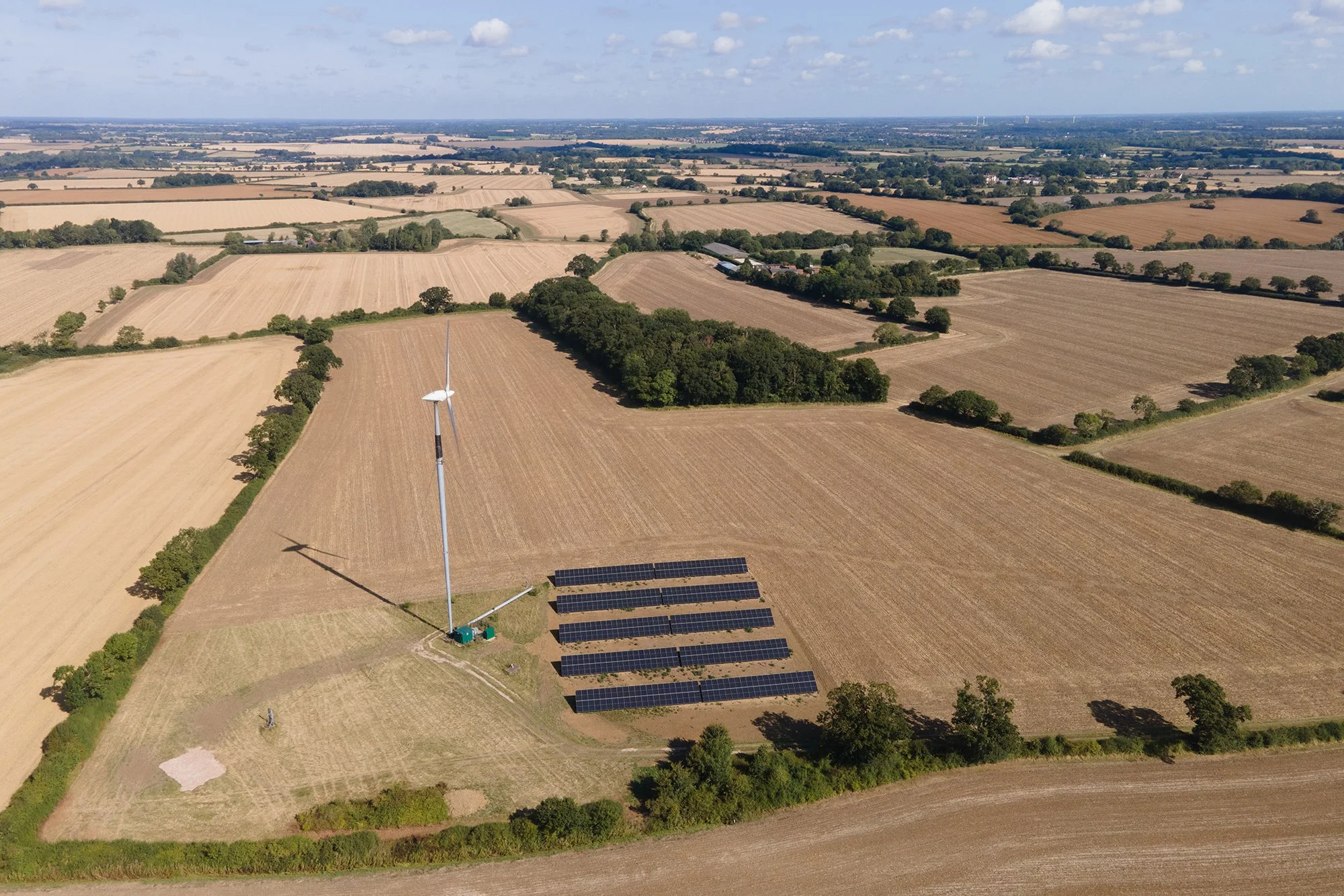 Earlsway Farm has made significant investments in solar panels in recent years.