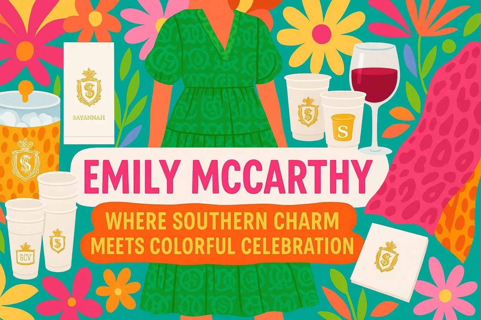 Emily McCarthy: Where Southern Charm Meets Colorful Celebration