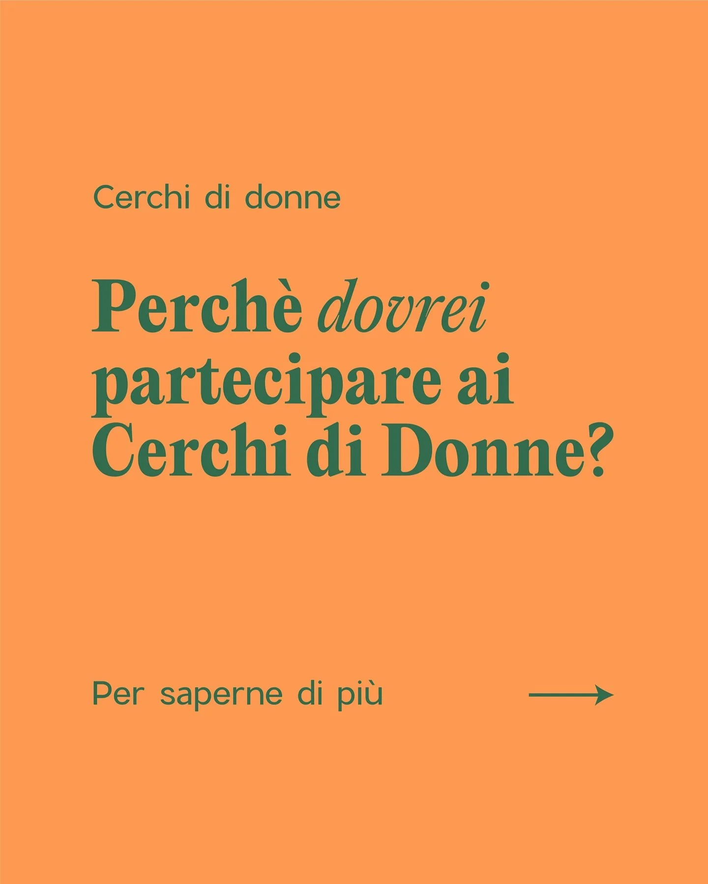 Sono certa che ti stai chiedendo, o forse ti sei gi&agrave; chiesta: perch&eacute; dovrei partecipare a un Cerchio di Donne?
Cosa pu&ograve; offrirmi davvero?
Quale beneficio potrei riceverne?
Fra le tante cose che potrei fare, sar&agrave; proprio qu