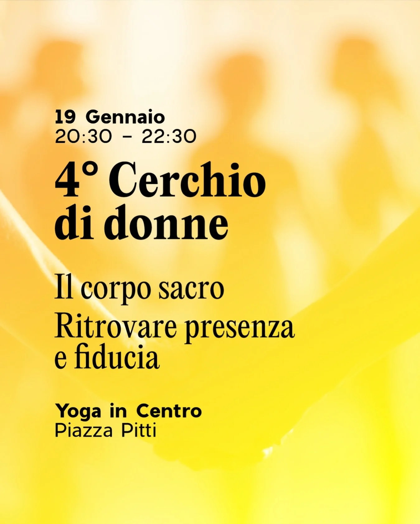 Il corpo sacro. Ritrovare presenza e fiducia 🔥

Spesso siamo contratte, di corsa, distratte, stanche. Succede perch&eacute; non ascoltiamo davvero il nostro corpo e non ci mettiamo &ldquo;comode&rdquo;, dando retta a ci&ograve; che ci dice. Cos&igra