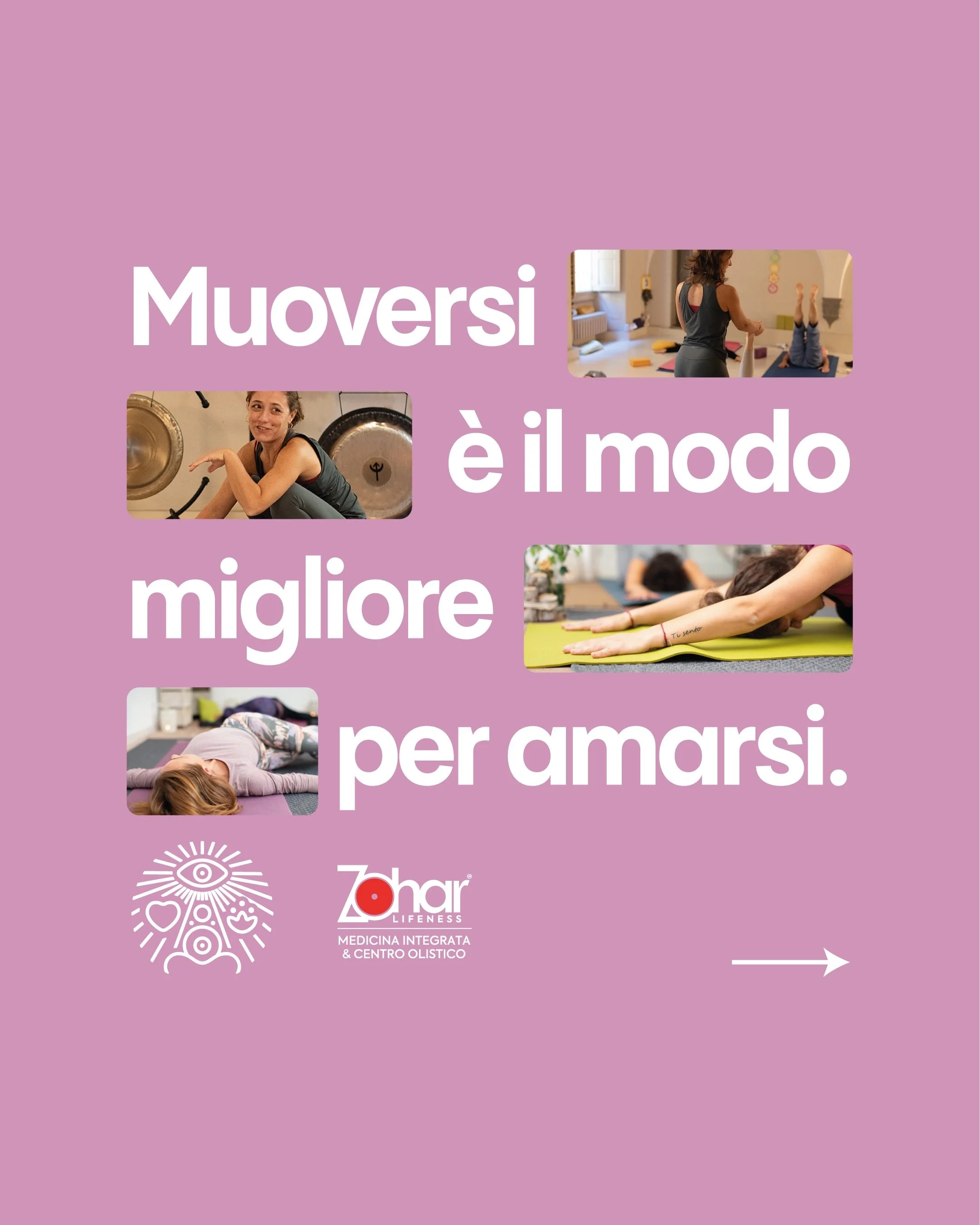 Persone diverse hanno bisogni diversi. E anche la stessa persona pu&ograve; avere esigenze diverse a seconda del momento che sta vivendo.

Per questo, da luglio, sono felice di portare queste due nuove classi di movimento al Centro Zohar di Marina di