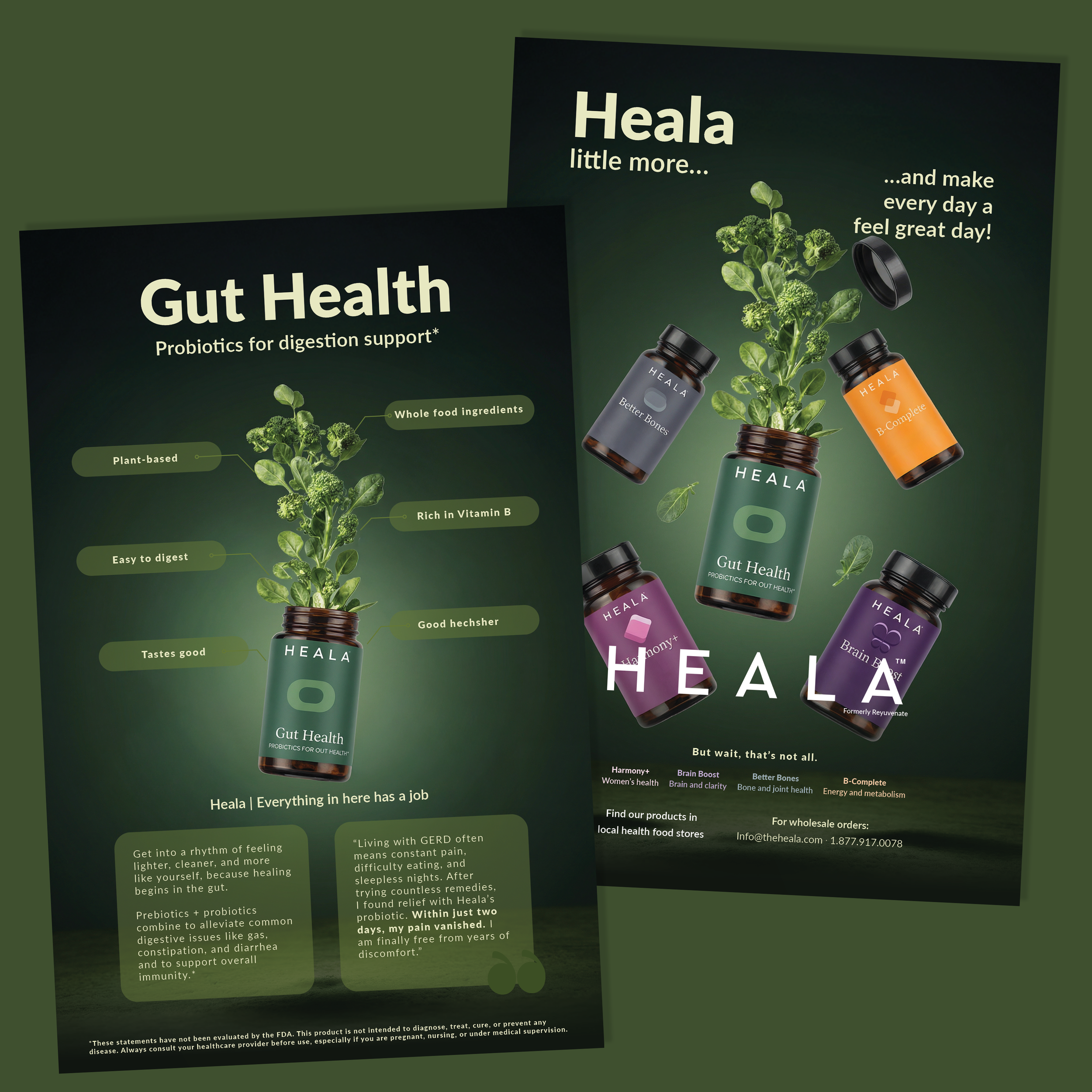 Heala Probiotic Gut Health ad