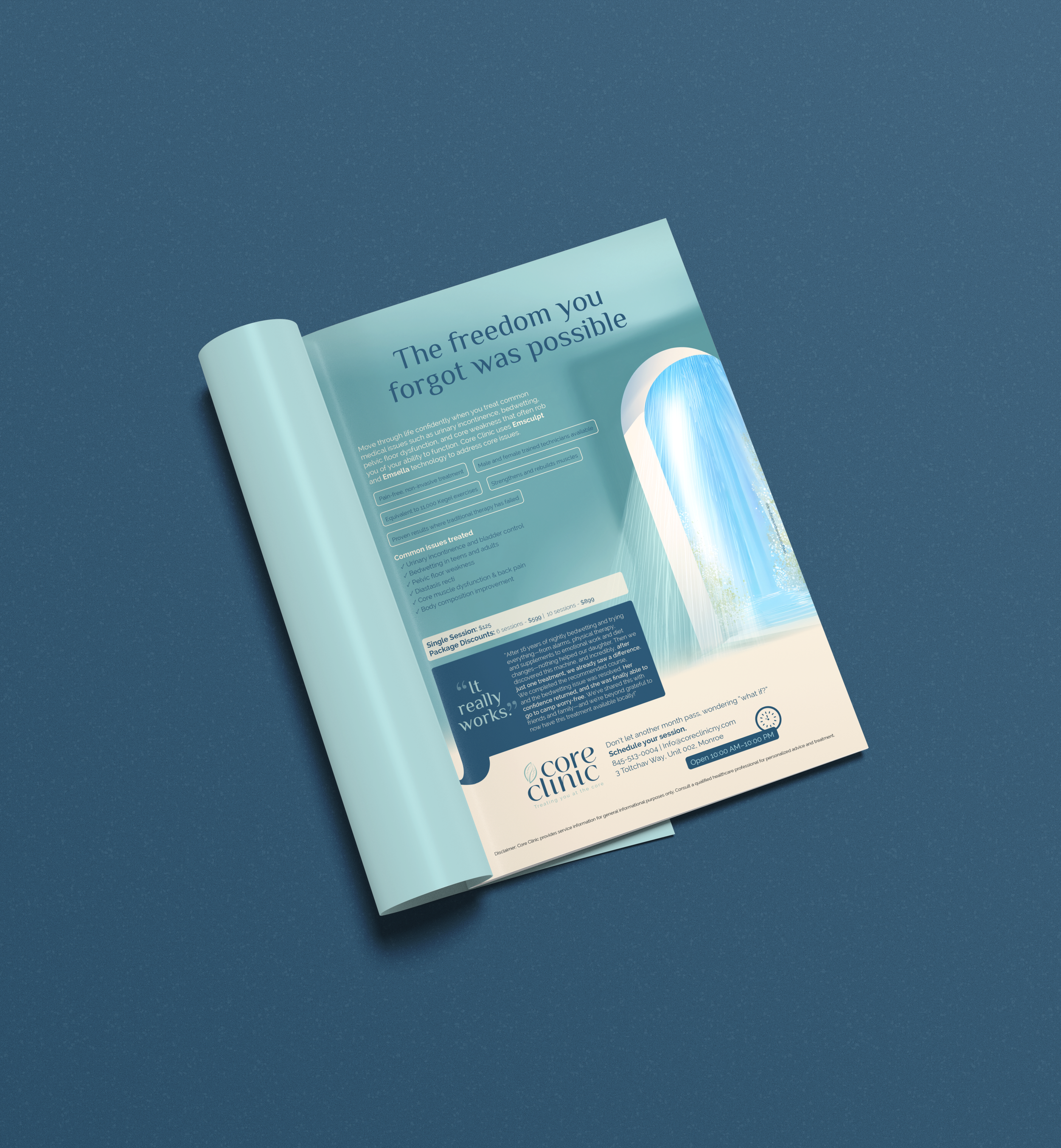 Core Clinic opening ad