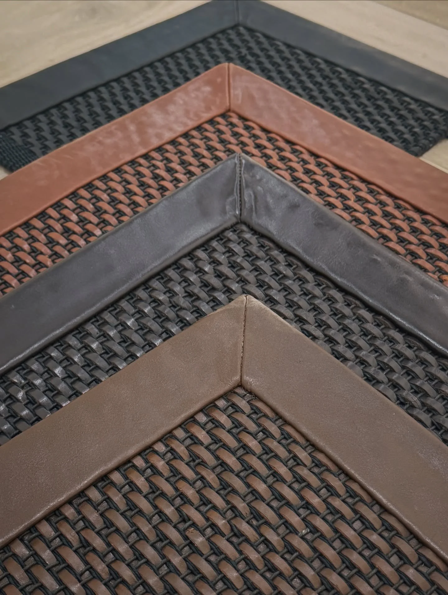 Dark, rich, unapologetically bold. These leather rugs aren&rsquo;t just decor&mdash;they&rsquo;re a statement. ✨
.
#MoodyInteriors #LuxuryDesign #InteriorInspo #MoodyVibes #InteriorLuxury #BoldDesign #ElevatedLiving #InteriorGoals