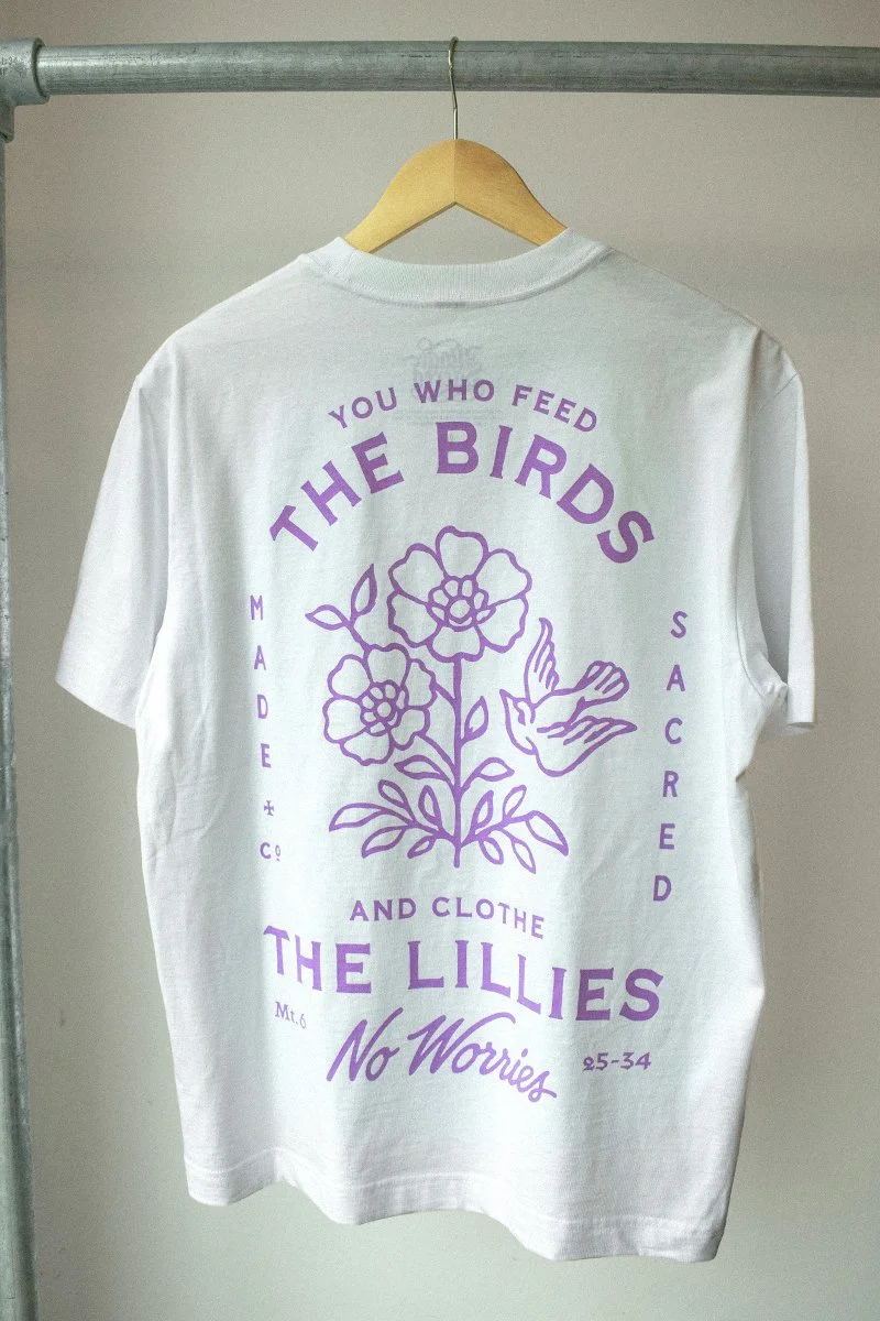 No Worries Box T-Shirt White