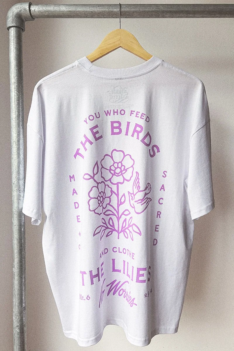 No Worries Oversized T-Shirt White