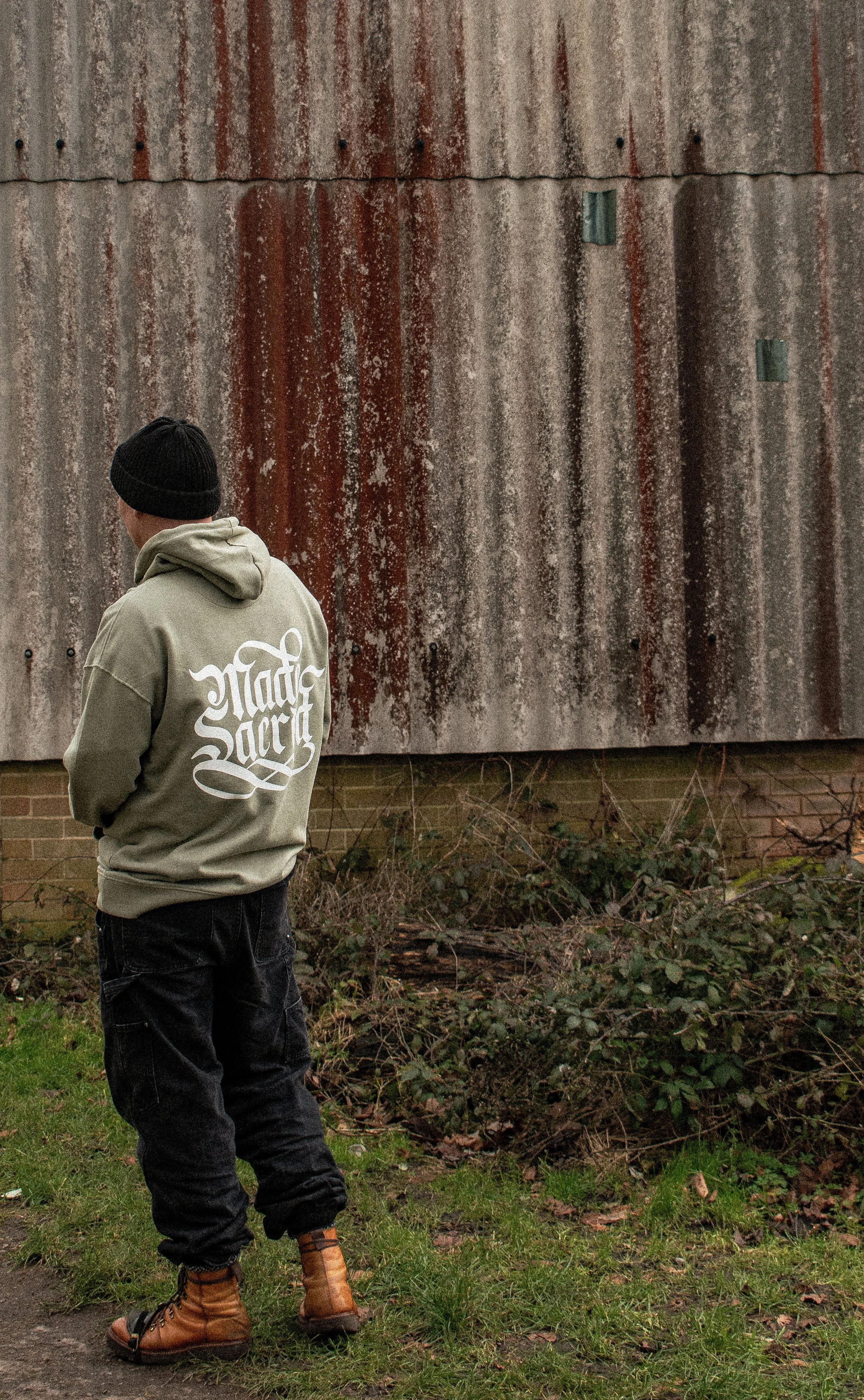 Made Sacred Olive Hoodie