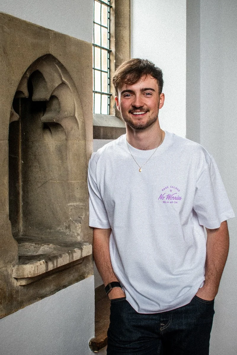 No Worries Box T-Shirt White