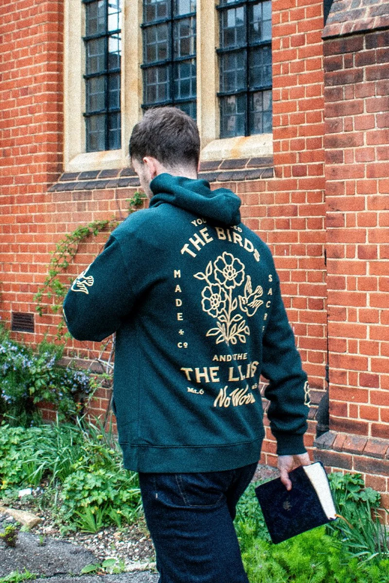 No Worries Hoodie Pine