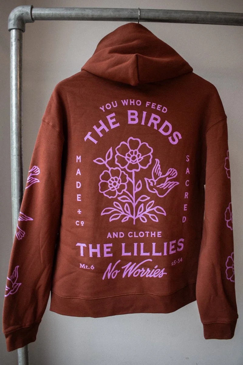 No Worries Hoodie Clay