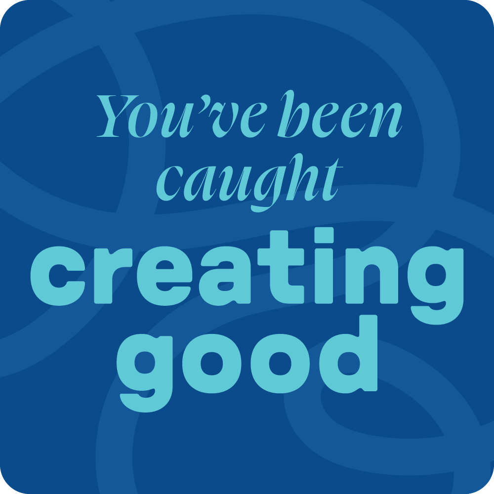 Caught creating good card