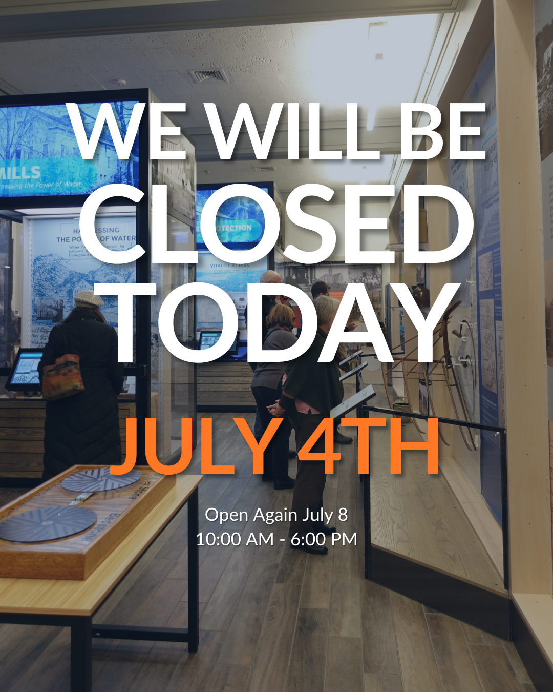 CLOSED for 4th of July