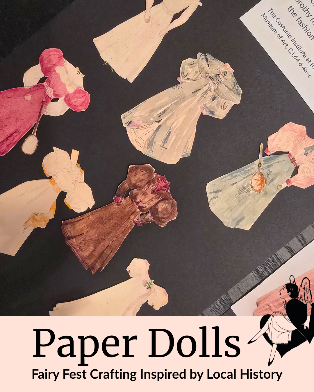Paper Doll Crafting for Fairy Fest